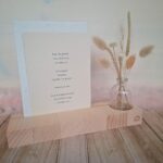 Troostplekje Grens met droogboeketje