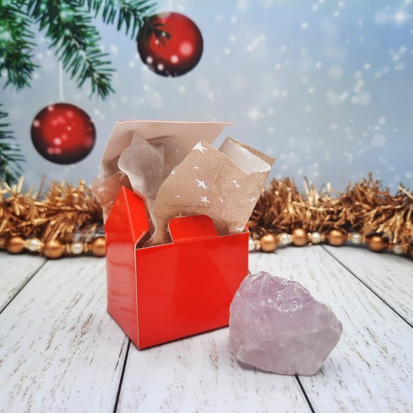 Edelstenen adventskalender ruwe amethist