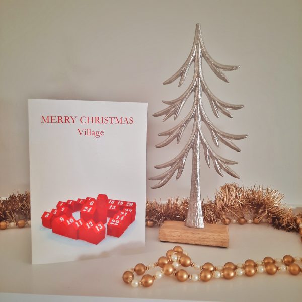 Edelstenen adventskalender wenskaart