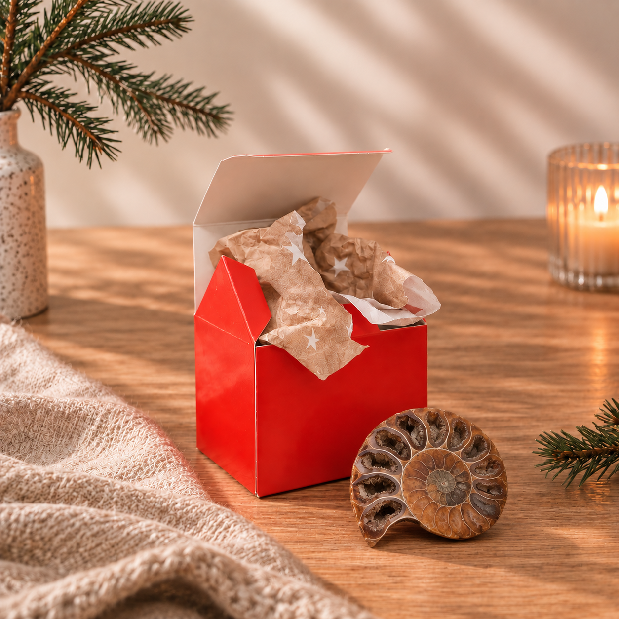 Edelstenen adventskalender met bijzondere stenen en kristallen