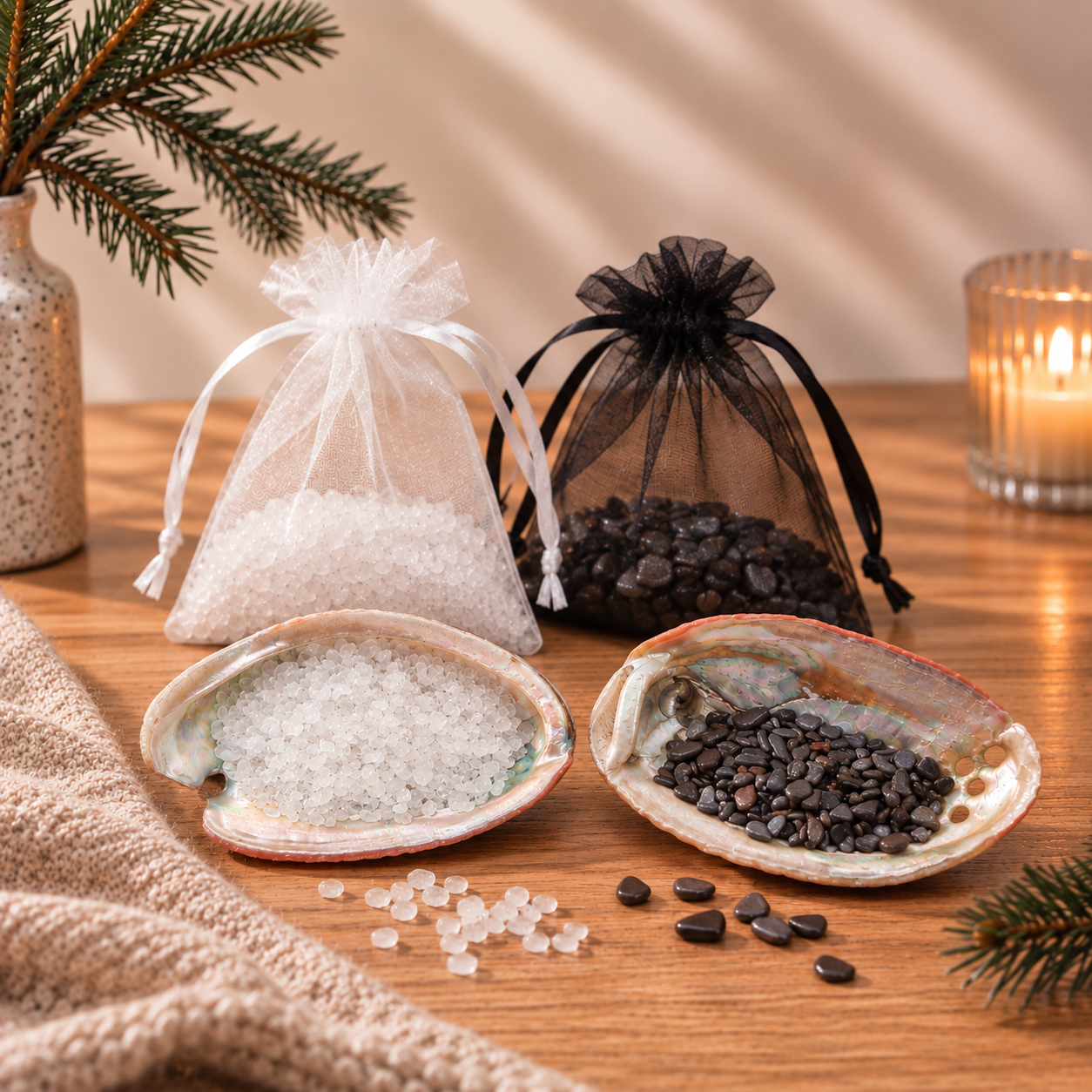 Edelstenen adventskalender met op- en ontlaadset