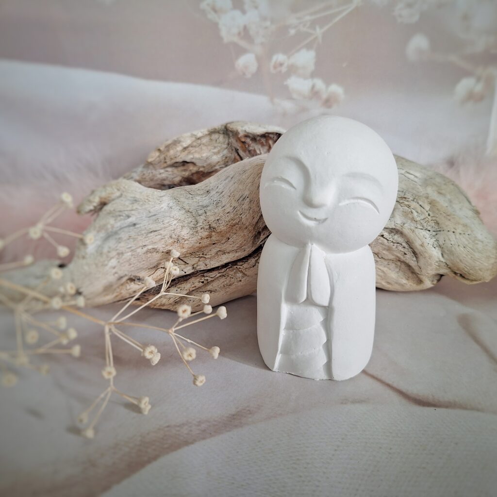 Jizo beeldje porseleingips