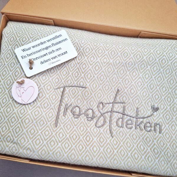 Troostdeken in Troostdoos